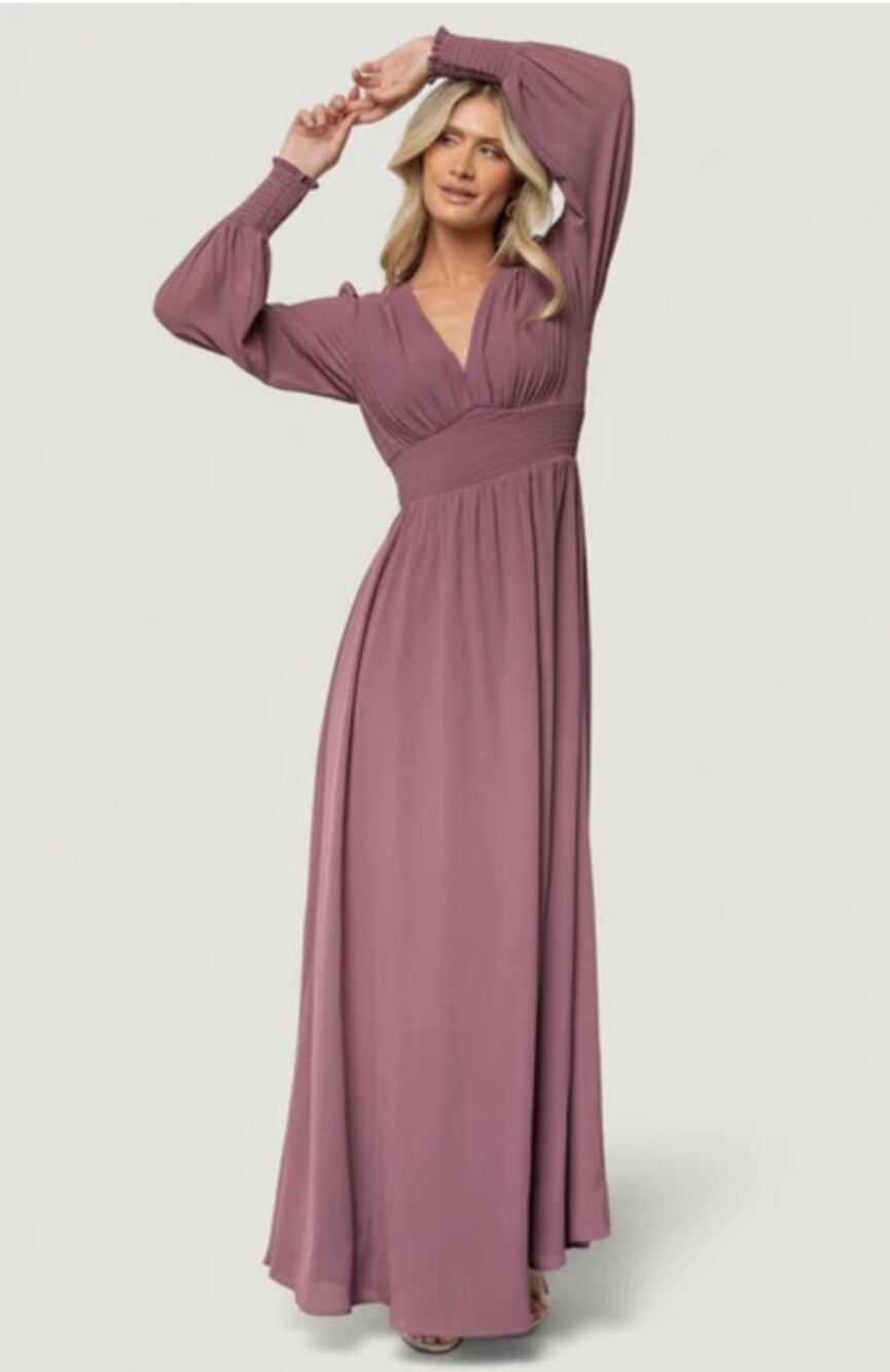 Baltic Born Olivia Maxi Dress Vintage Plum Size XS